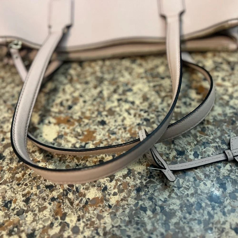 Kate Spade All Leather Cream Handbag - Picture 3 of 6